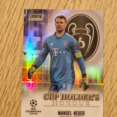 Manuel Neuer Cup Holder's Honour 2021 Topps Stadium Club Chrome