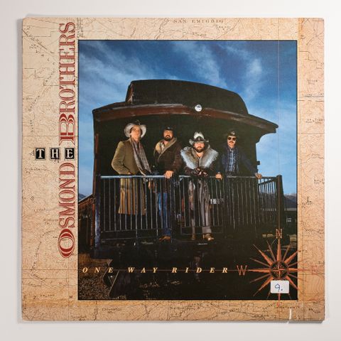 The Osmond Brothers - One Way Rider 1983 - VINTAGE/RETRO LP-VINYL (ALBUM)