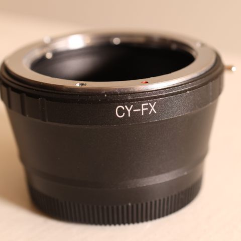 Contax / Yashica til Fuji X mount adapter