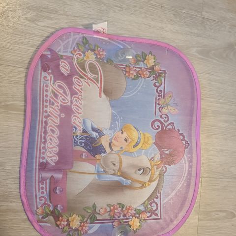 Solskjerm bil, prinsesse Disney,  2 stk.