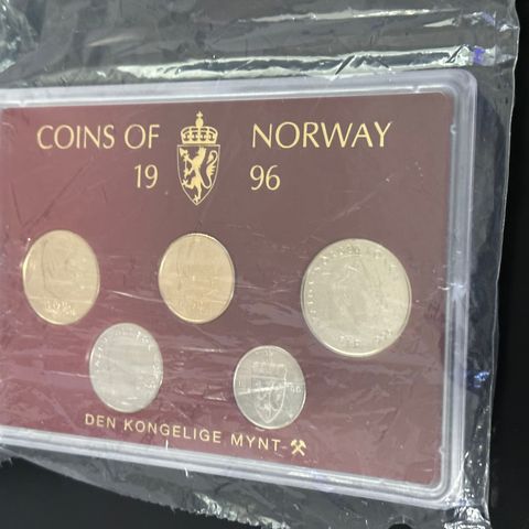 Nydelig myntsett 1996; Coins of Norway (2763 AH)