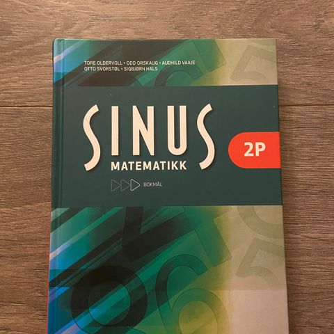 Sinus 2P matematikk-bok