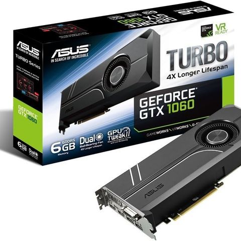 Skjermkort - ASUS TURBO GTX 1060 6GB