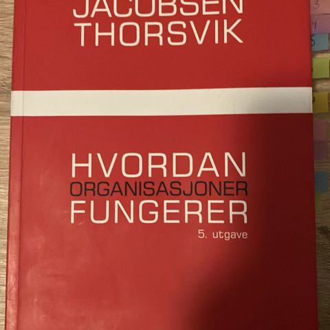 Hvordan organisasjoner fungerer