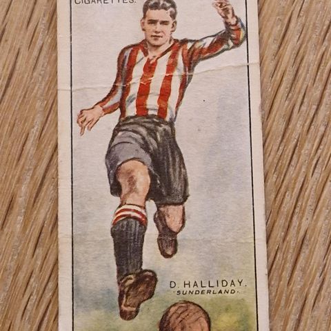 1928 Footballers David Halliday Sunderland John Player & Sons