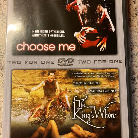 Choose me / The king’s whore. Norske tekster. CCV