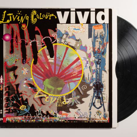 Living Color - Vivid 1988 - VINTAGE/RETRO LP-VINYL (ALBUM)