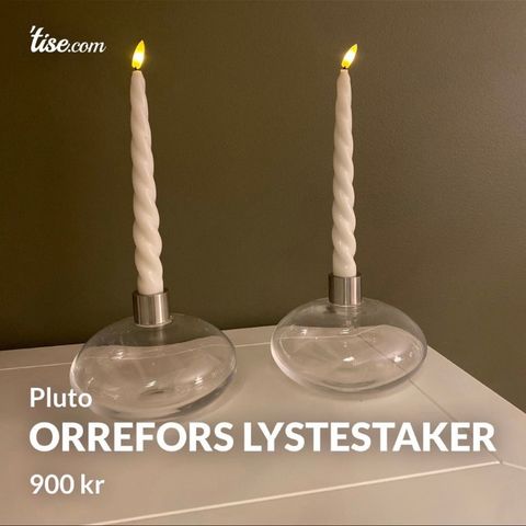 orrefors lysestaker