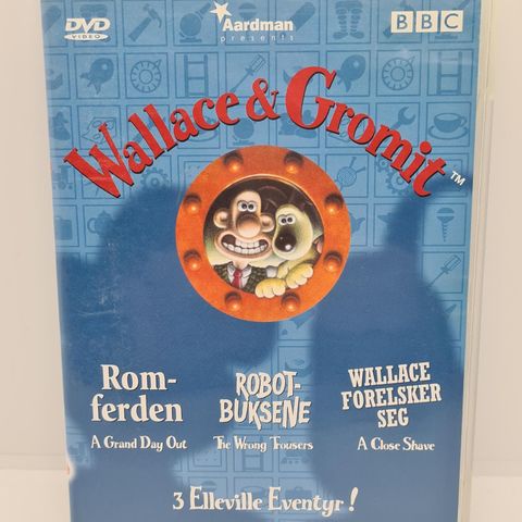 Wallace & Gromit. 3 elleville eventyr. Dvd