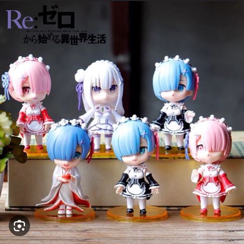 Re zero mini figurer