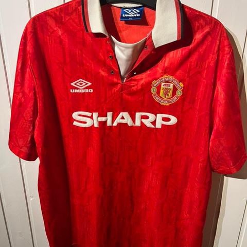 Vintage Manchester United fotballdrakt 1992-94 - Sharpe 5