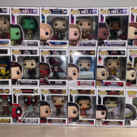 Marvel funko pops!