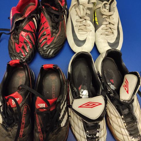 Fotballsko str. 27, 28, 32, 33. Nike, Adidas, Umbro.