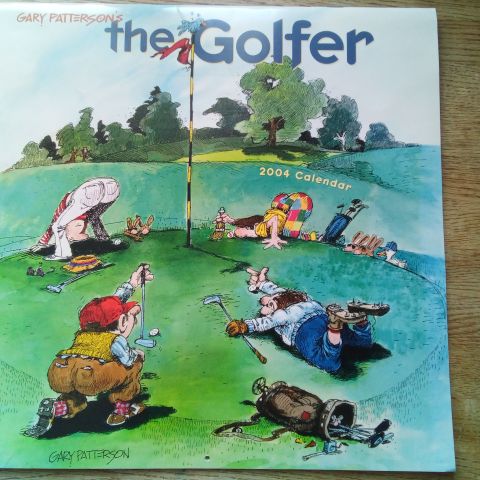 Gary Patterson's Golfkalender, 2004, med morsomme bilder, selges