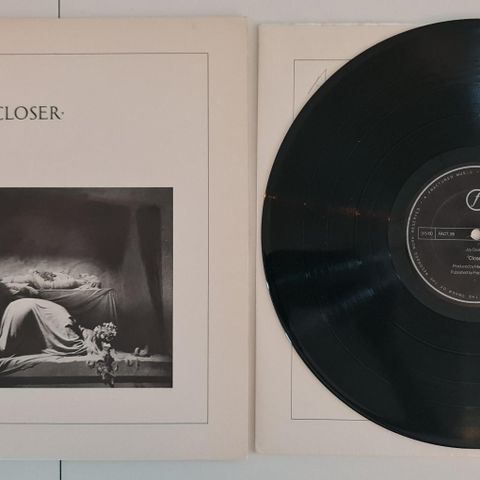 Joy Division - Closer Lp Vinyl Selges