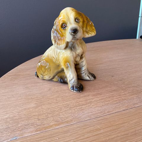 Vintage  hundefigur chalkware