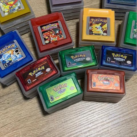 Gameboy-GBA pokemon defekte spill ØK