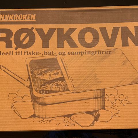 Sølvkroken røykovn - ny