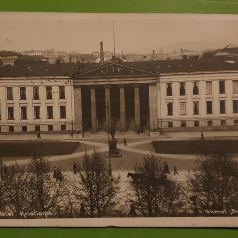 Kristiania - Oslo - Universitetet postgått 1919