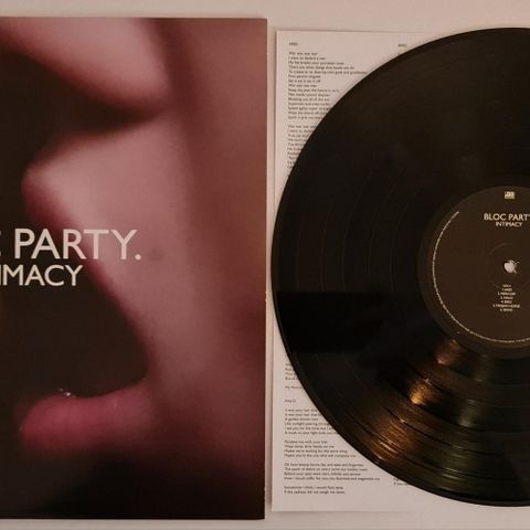 Bloc Party - Intimacy lp Vinyl Selges