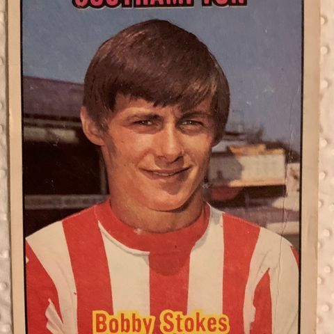 Fotballkort Bobby Stokes Bud ønskes