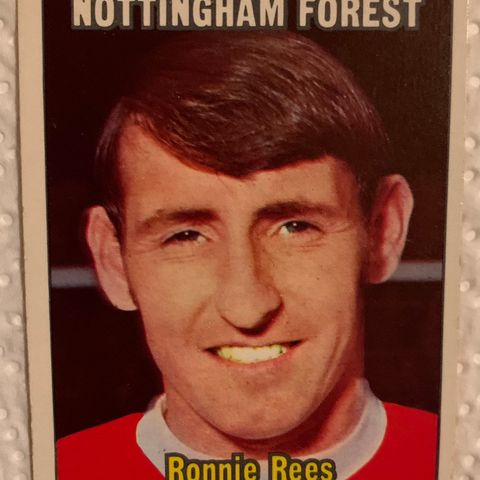 Fotballkort Ronnie Rees Bud ønskes