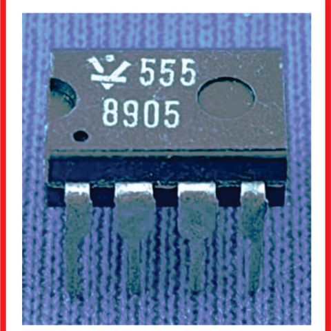 10-stk-NE555 timer presisjons IC krets DIP 8 pins hus. Time ur, koblings ur IC