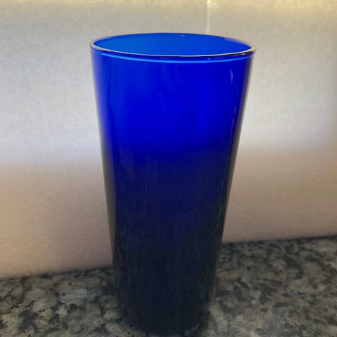 Drikkeglass i  blått - 10 stykk
