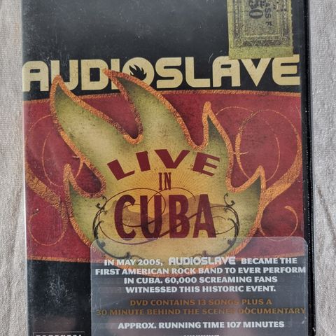 Audioslave Live in Cuba DVD