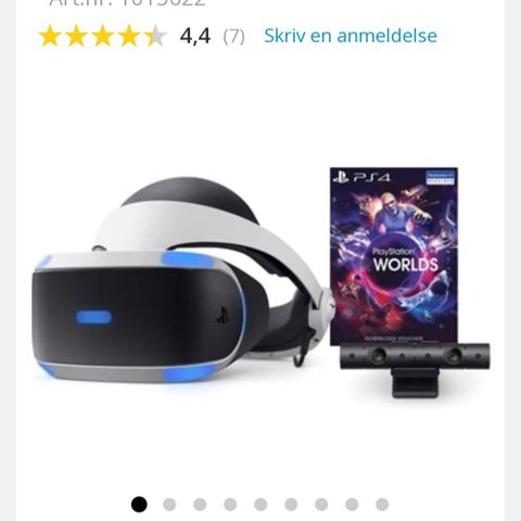 PlayStation VR-pakke kompatibel med PS4 og PS5