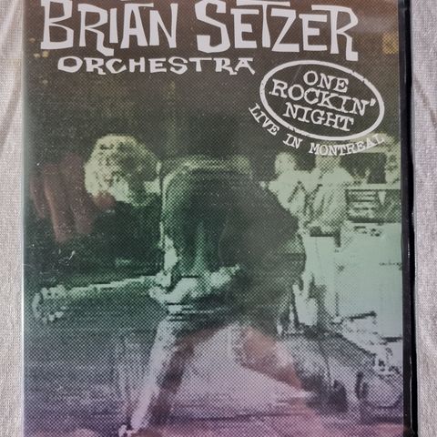 The Brian Setzer Orchestra One Rockin' Night Live in Montreal DVD ripefri disc