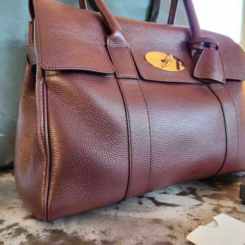 Mulberry BAYSWATER Oxblood Small Classic Grain