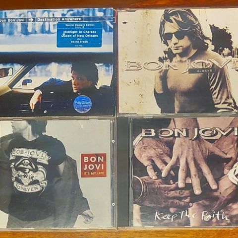 5 cd & 2 singler Bon Jovi selges samlet