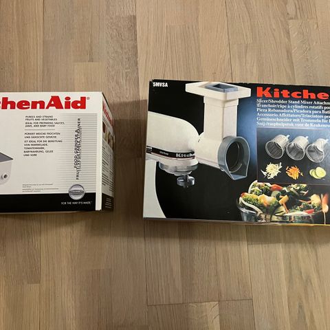 Kitchenaid grønnsakskutter og deler til fruktpresse