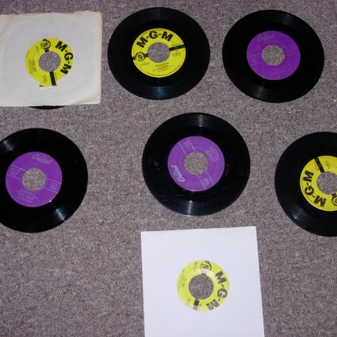 Vinyl : Singel hits mellom 1958 og 1969