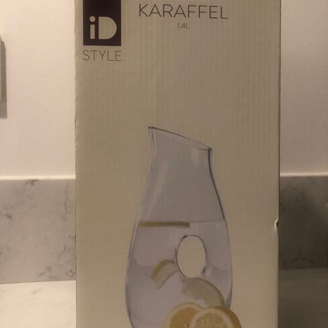 Ubrukt karaffel 1,4 L