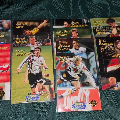 Young Stars Tippeligaen 1996 Fotballkort