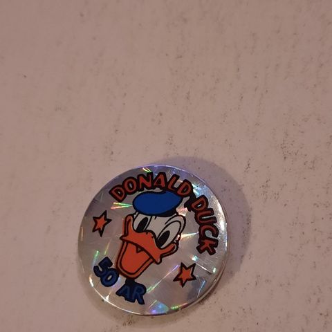 Donald Duck - 50 år - Button / Pin