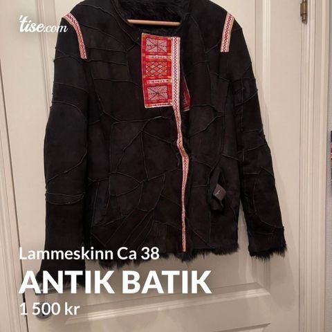 Antik Batik lammeskinnjakke