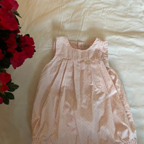 Wheat rosa kjole baby str 74 (9mnd)