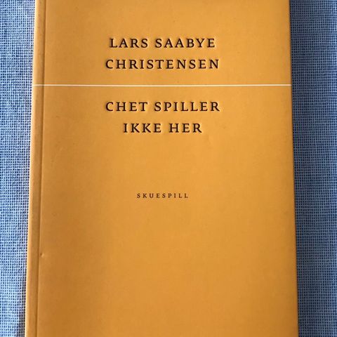 Lars S. Christensen: Chet spiller ikke her