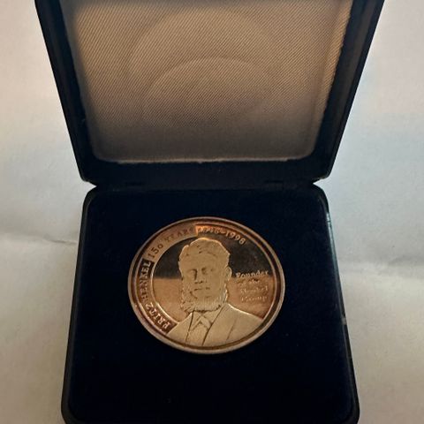 FRITZ HENKEL 1998 150 YEARS THANK YOU: Fine SILVER MEDAL (2776 AF)