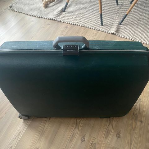 90 retro green Samsonite koffert