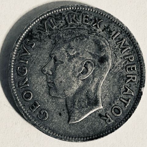 Sør-Afrika 2½ shillings, 1940 SØLV periode 1937-1947  2779 AF)