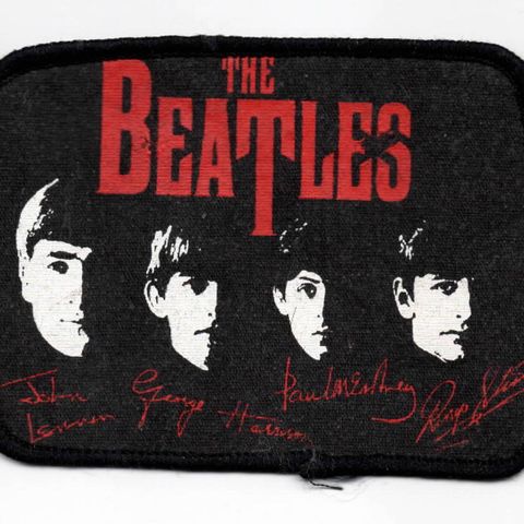 The Beatles Tøy Jakke Merke med Autografer!