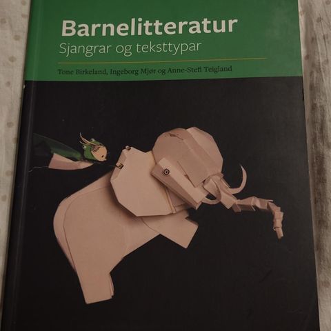 Barnelitteratur. Sjanrar og teksttypar