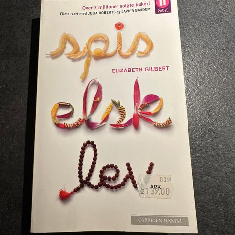 Spis elsk lev - Elisabeth Gilbert