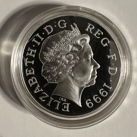 Storbritannia 5 pund, Millenium 1999-2000, Sølv (2792 AF)