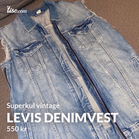 LEVIS denimvest - superkul!