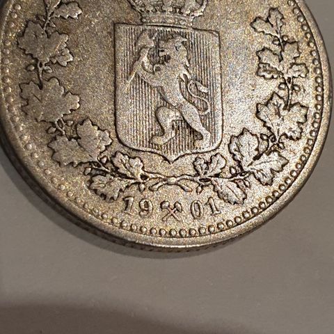 50 øre 1901 Norge